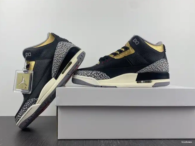 Cheap MAX 3 Jordan Black WMNS Air CK9246-067 Gold 0404